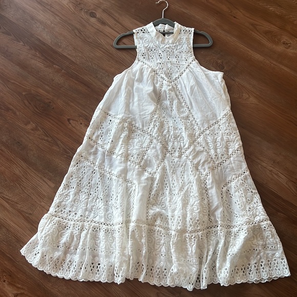 Zimmermann Porcelain Panelled Smock Dress - Picture 9 of 13